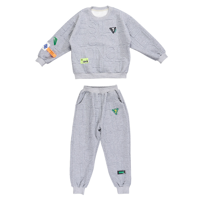 Set di maglioni da ragazzo 2023 Nuovi sport e autunno da metà a grande moda per bambini primaverile_voghion.com