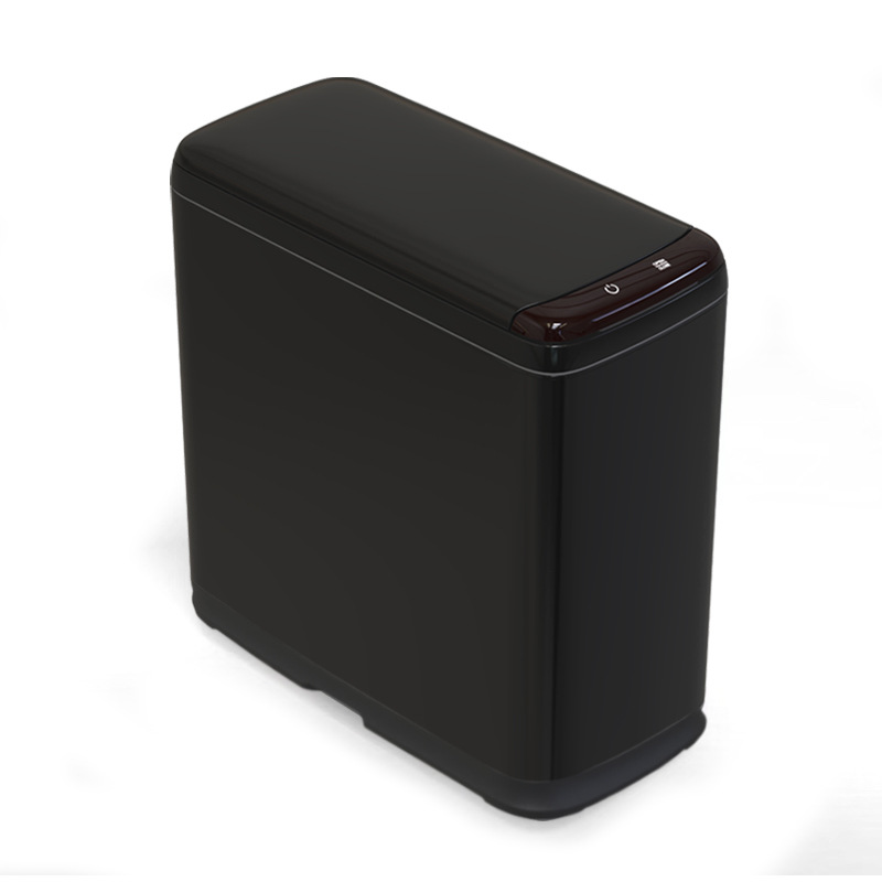 Basura de plástico de inducción inteligente 9L contenedor de acero inoxidable de pequeña capacidad automática basura de inducción infrarroja