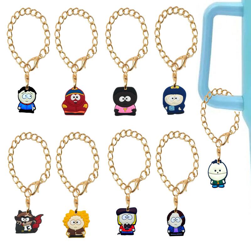 South Park Series Hanging Chain Cross-border Hot Lobster Buckle Amazon Cup Accessories Chain Pendant Cute Jewelry