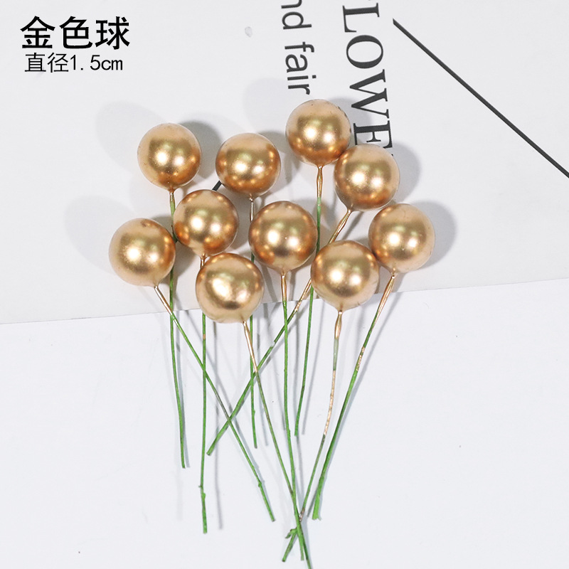 1.5cm 금 공 10 개