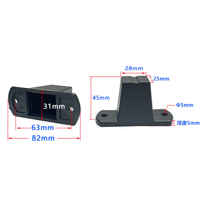 Fuente de la fábrica accesorios de equipaje móvil tirón caja de la batería del altavoz pie pad pie Pie de plástico endurecido tirar varilla pie