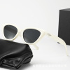 Retro sunglasses, 2023 collection, cat's eye, European style, fitted