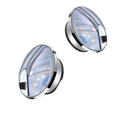 360-Degree Wide-Angle Suction Cup Type — Large field of view rear view auxiliary mirror