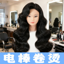 头模学徒剪发公仔头假人头模编发盘发卷烫剪发美发模特头教习头