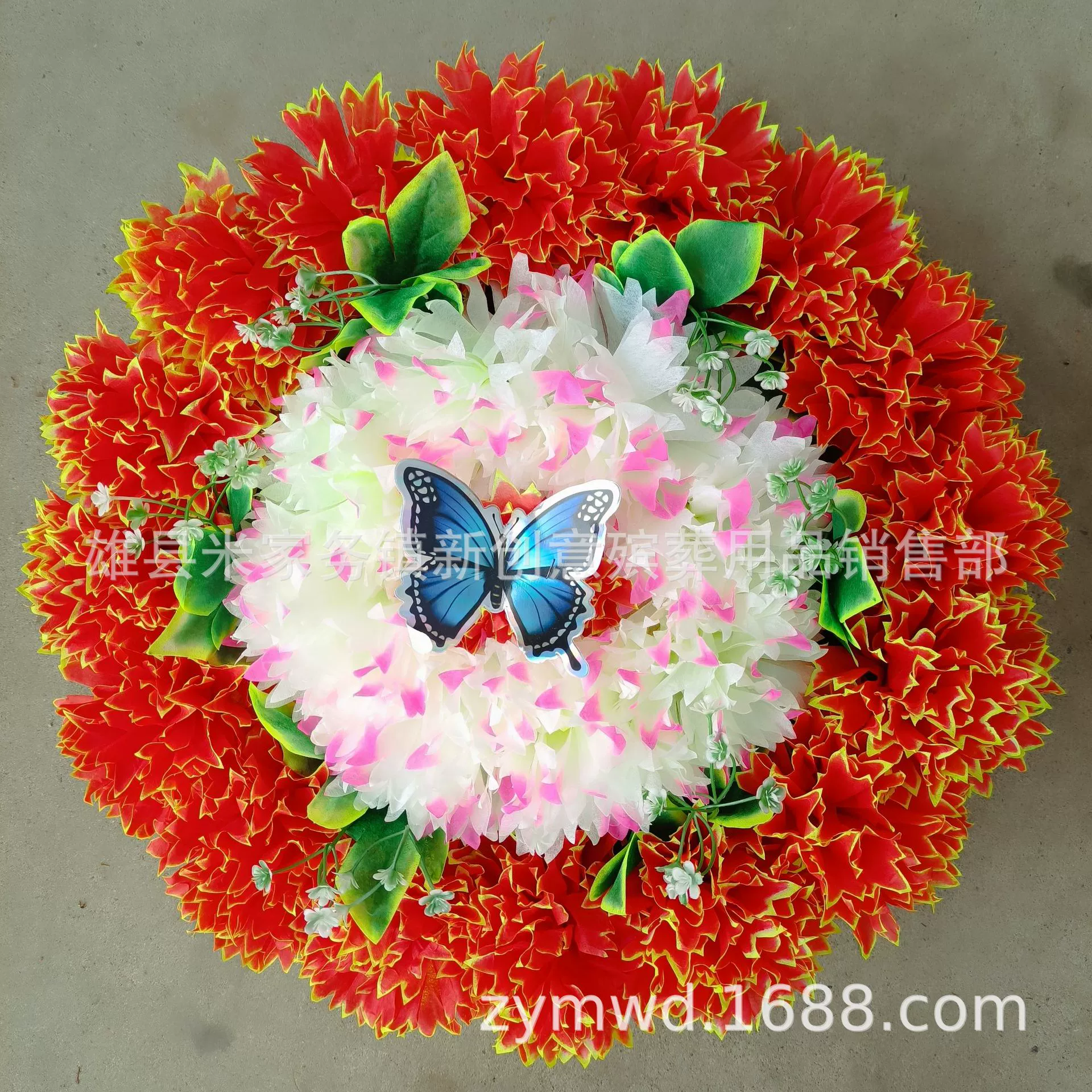 Qingming Festival Chrysanthemum Small flower wreaths new creative funeral on grave worship artificial flowers funeral bouquet wholesale