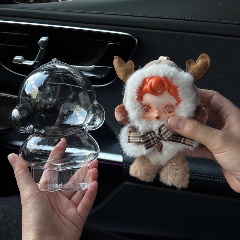 バブルマットspエナメルぬいぐるみSKULLPANDA冬楽章全透明アクリル保護カバー|undefined