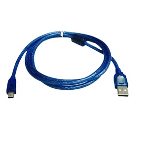 Оптовая Продажа с фабрики прозрачный синий USB для MINI 5P MP3 линии передачи данных USB для MINI 5PT Port Line 10 meters
