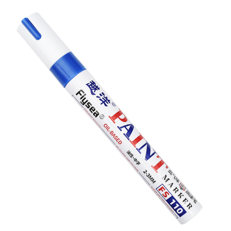 Yuanyang 12-color bajo olor impermeable metal pintura pluma artesanía coche neumático plástico vidrio graffiti pintura pluma