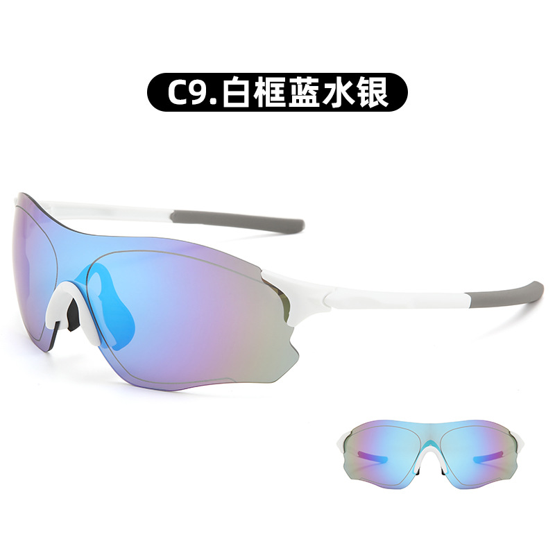 Gafas Ciclismo Deportivas para Exteriores de PC A Prueba de Viento con Lentes Intercambiables