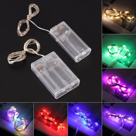 Cross-Border Battery Box Led Copper Wire Light Atmosphere Light Gift Box Ins High-Value Cake Decoration Light Holiday Lights