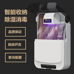 箸収納ケース知能消毒機小型家庭用殺菌壁掛け箸籠キッチン水切り穴なし箸筒