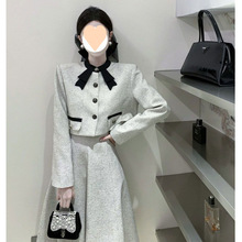 小香风两件套装裙御姐名媛复古高级感法式气质小洋装春季2024新款