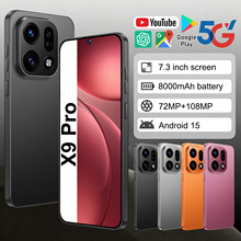 新款跨境手机X9 Pro安卓大屏高端一体机外贸热销现货代发智能手机