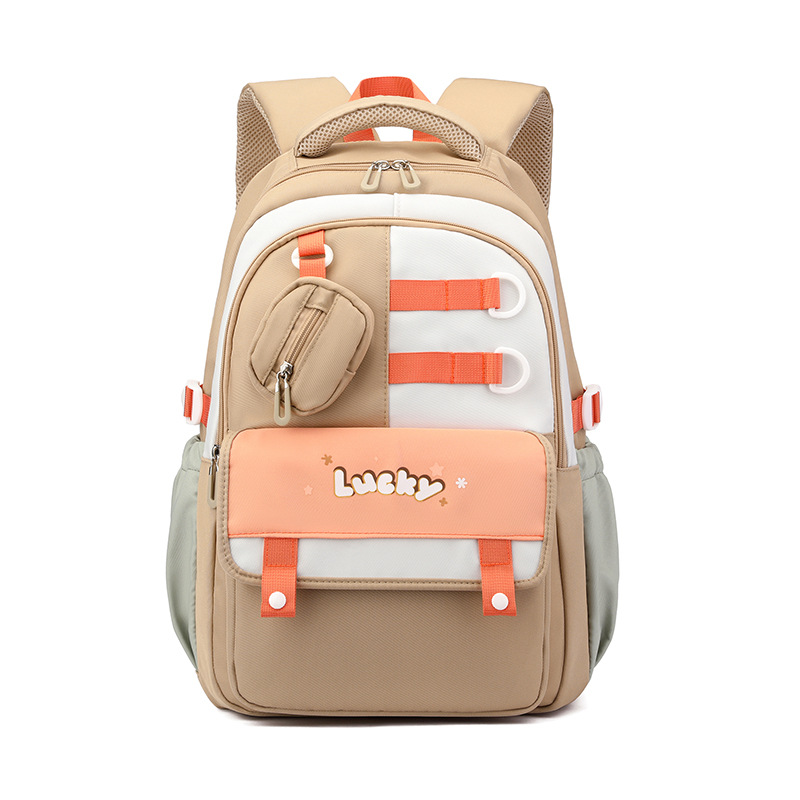 Nueva bolsa de estilo universitario para mujeres lindas pequeñas mochila de color fresco de estudiantes de secundaria y secundaria viajar mochila ligera