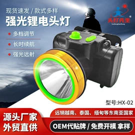 头灯头戴电筒;手电筒;提灯