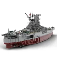 Конструктор MOC линкор IJN Yamato, масштаб 1:200, 8 717 деталей