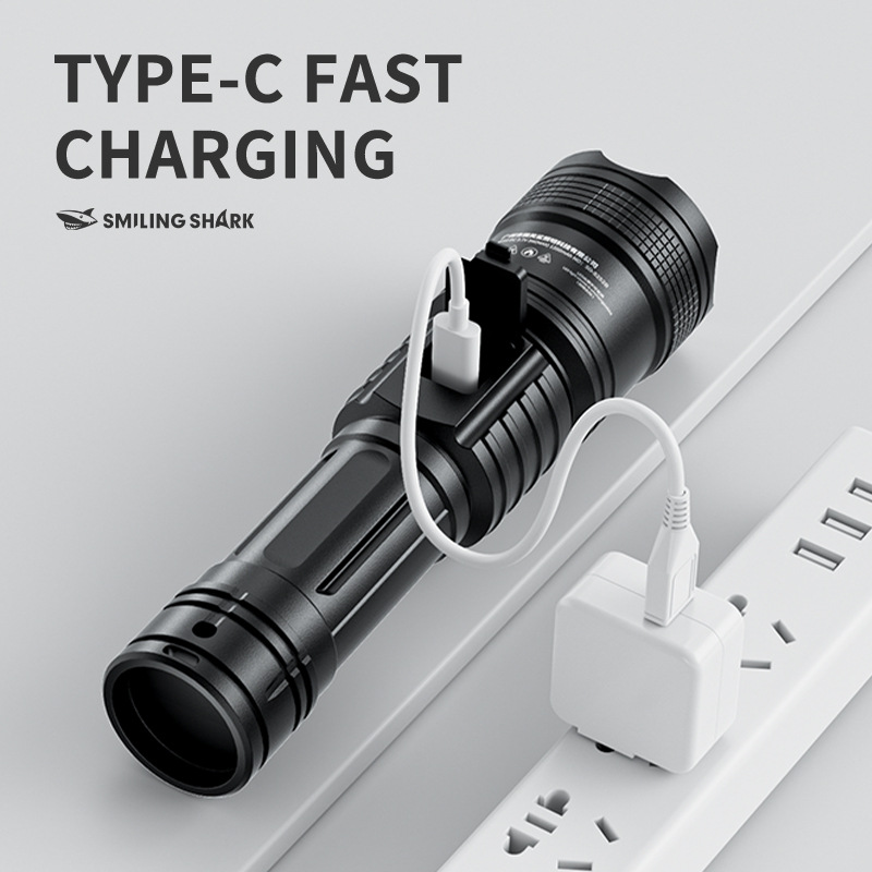 Charging ultra-bright long-range outdoor lighting flashlight