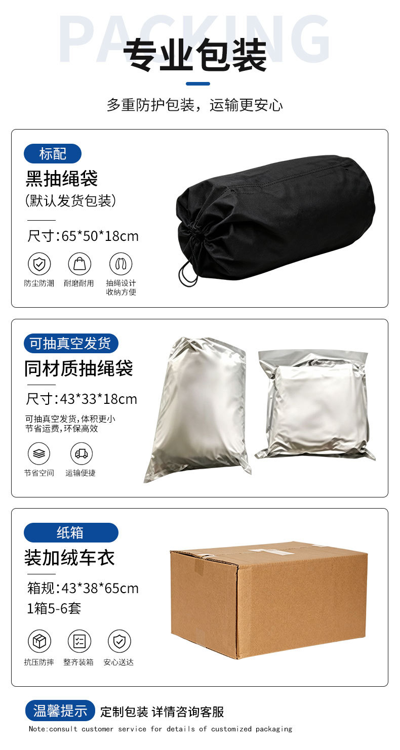 Car cover, cross-border DuPont Oxford cloth, fleece-lined, sunproof, waterproof, heat-insulating, hail-resistant, all-season car cover