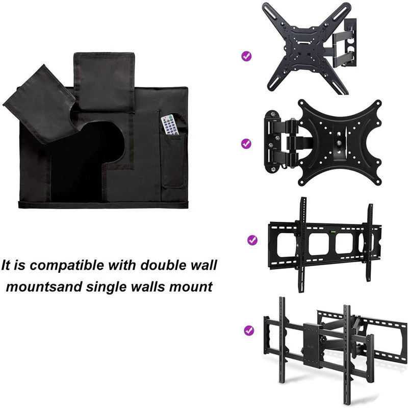 Amazon Armed Outdoor 600D Amazon Waterproof Courtyard Cover Oxford TV Dustproof TV Sunscreen