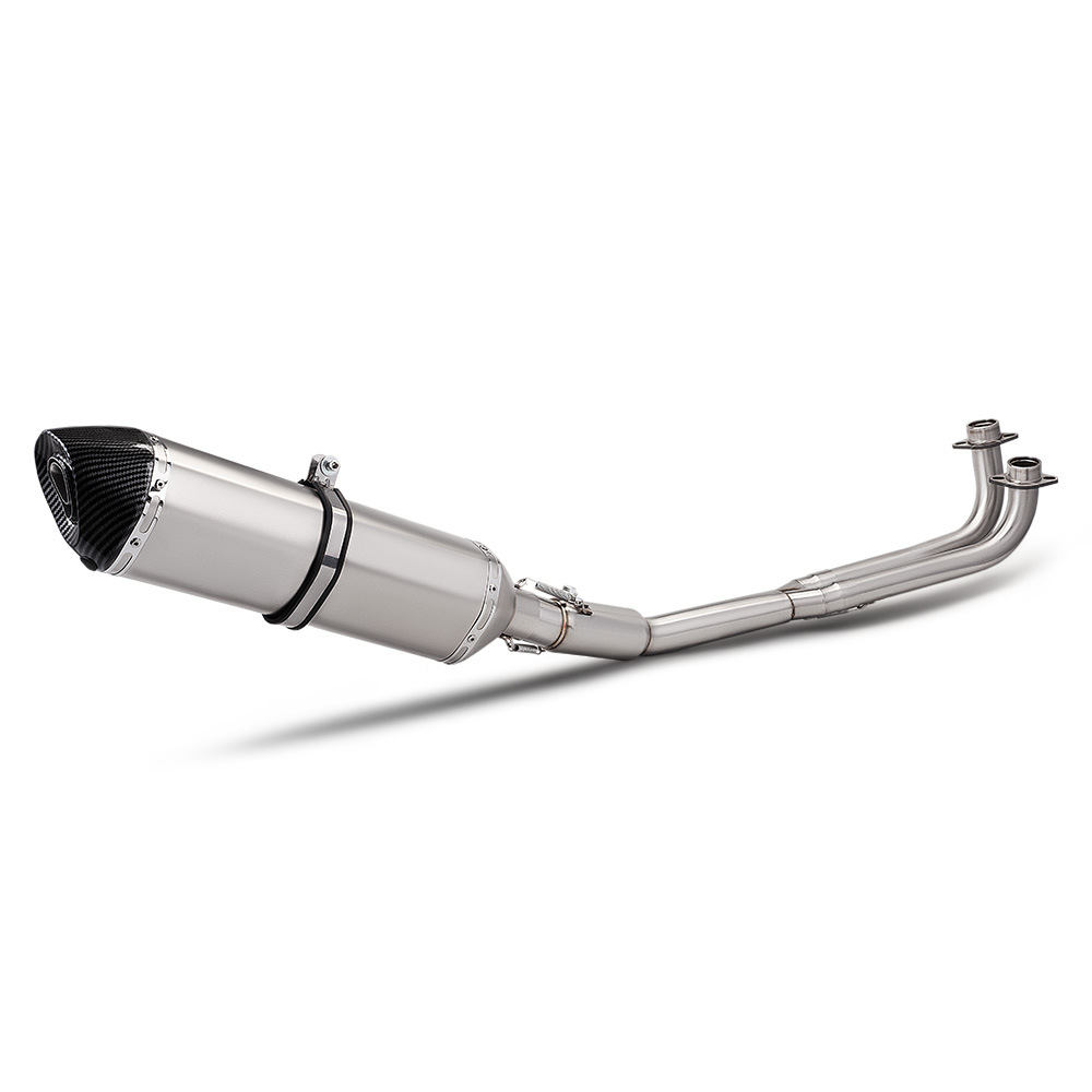 Motorcycle scooter exhaust pipe full system modification suitable for Kymco AK550 front and rear exhaust pipe set