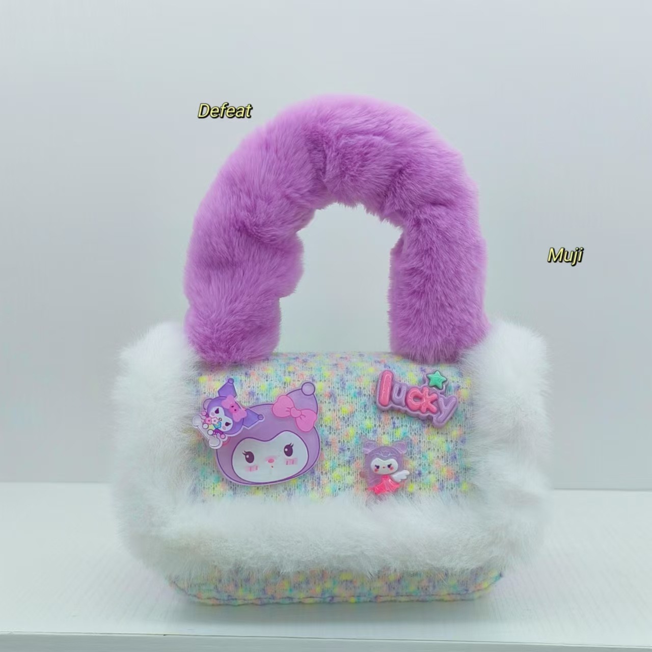 Bolso de peluche, bolso de hombro, bolso de mochila, bolso de cambio, bolso de accesorios, bolso de princesa para niños.