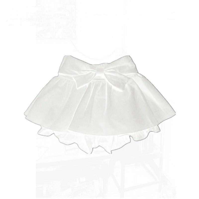 Summer Cute Solid Color Spandex Above Knee Skirts