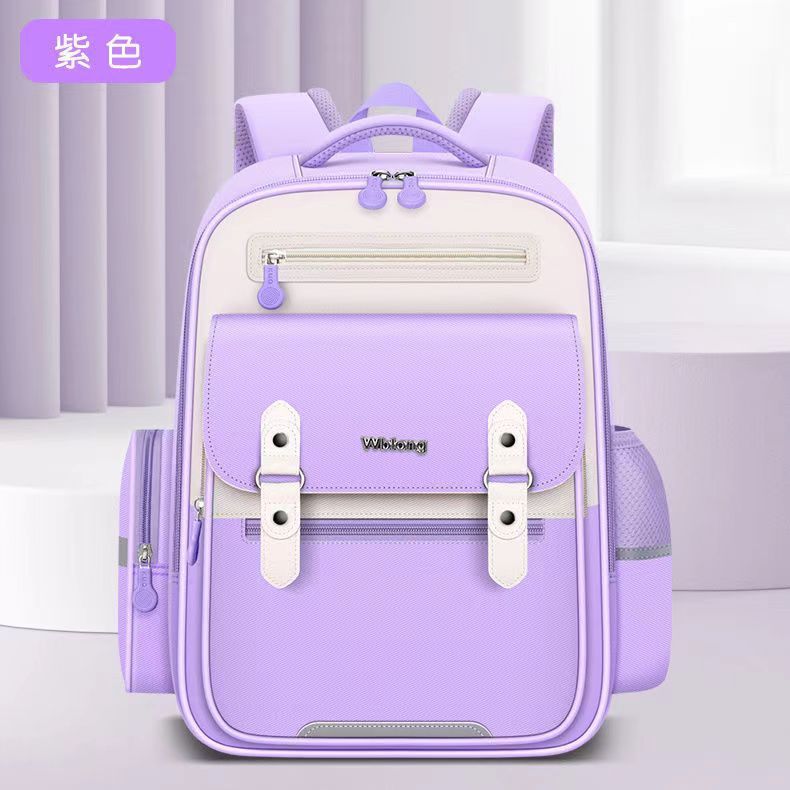 小学生新款书包一二三六年级儿童女孩护脊减负大容量双肩包云朵|undefined