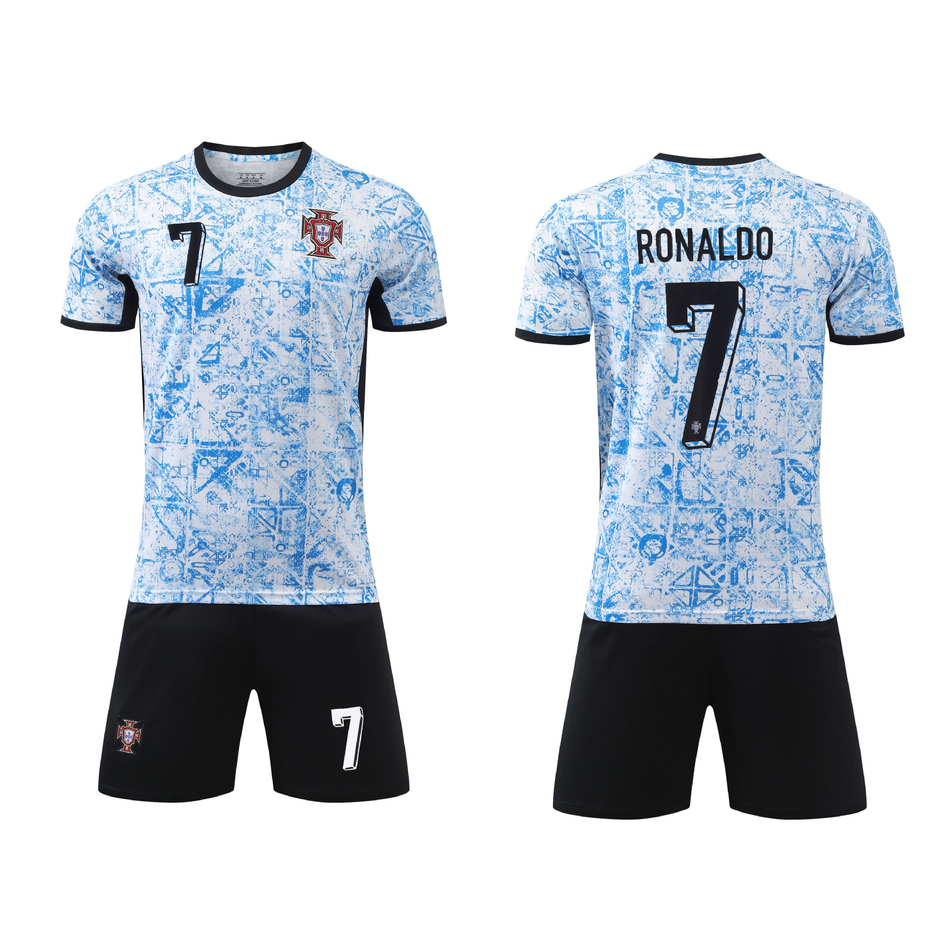 Traje de camiseta de fútbol con número Miami Crescent Neymar Riad C Roman City Harland