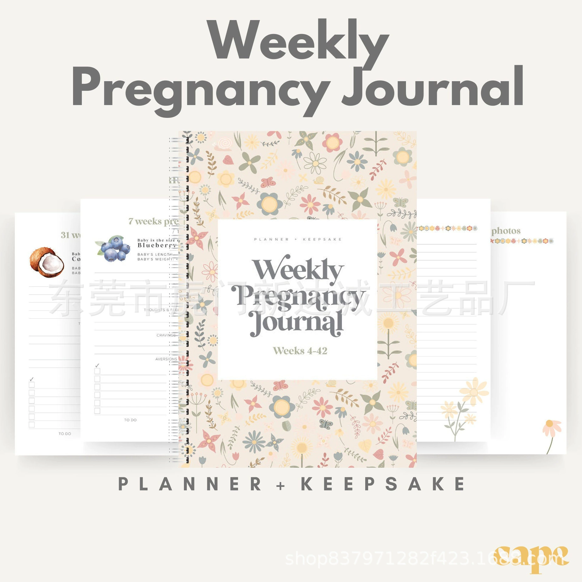 Трансграничный взрыв Weekly Pregnancy Journal Pregn Беременность Еженедельный журнал