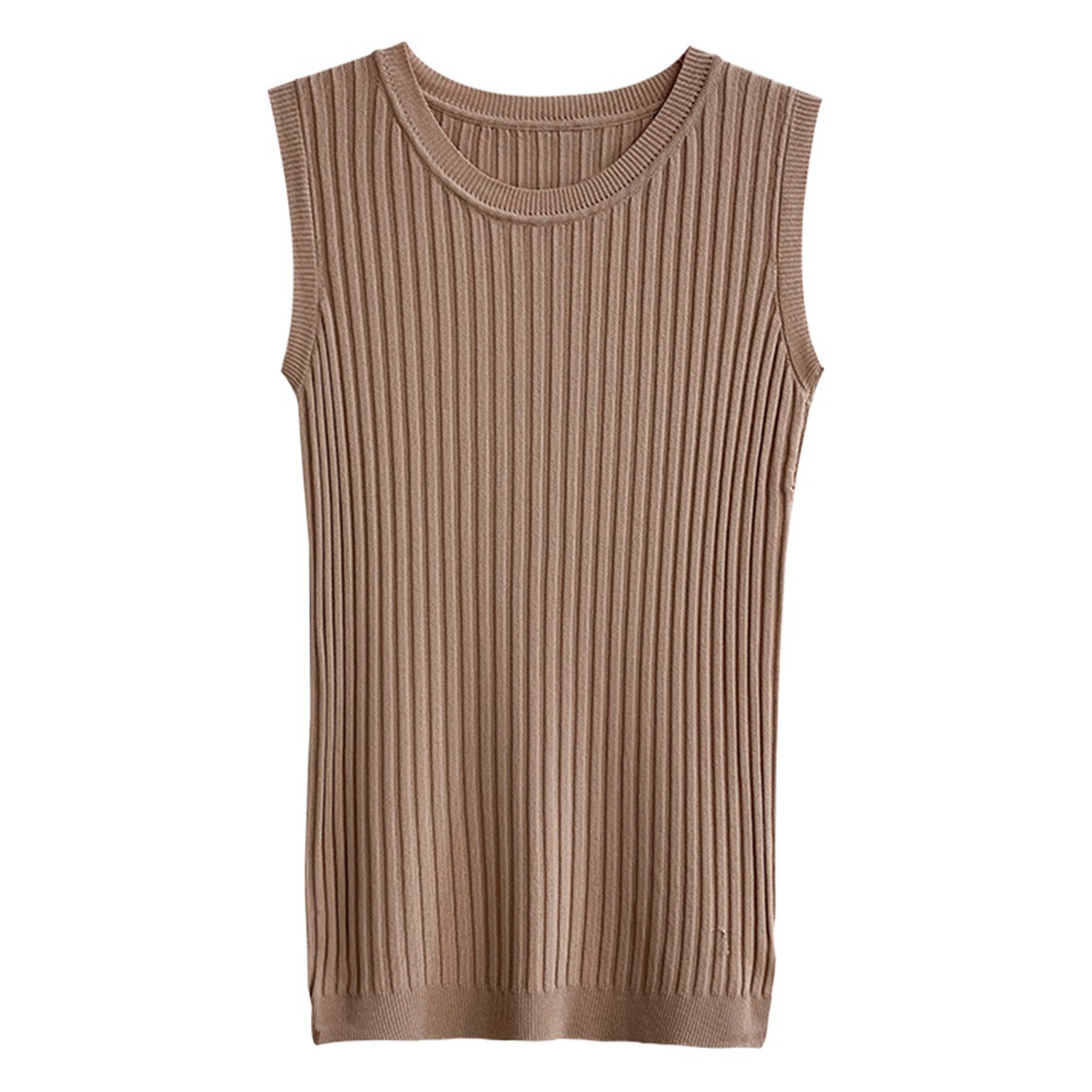 Korean Style Vest for Women to Wear Inside and Outside, Short Knitted Sweater, Slim Top, Sweater Jacket, Women's Suspender Belt, Sinan
