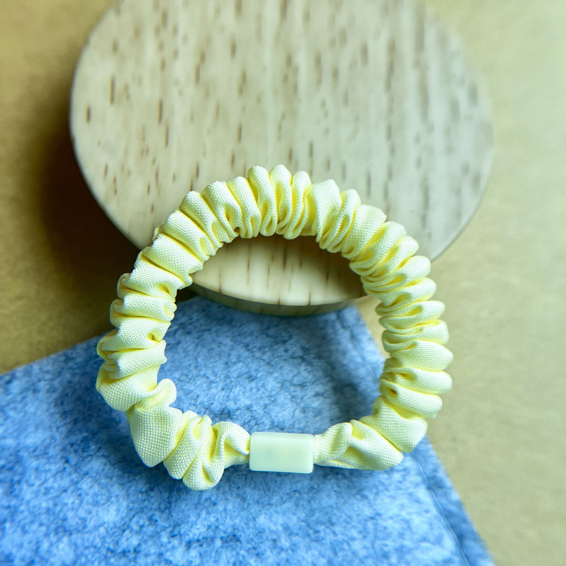 7 # [라이트 옐로우] 크림 소장 링