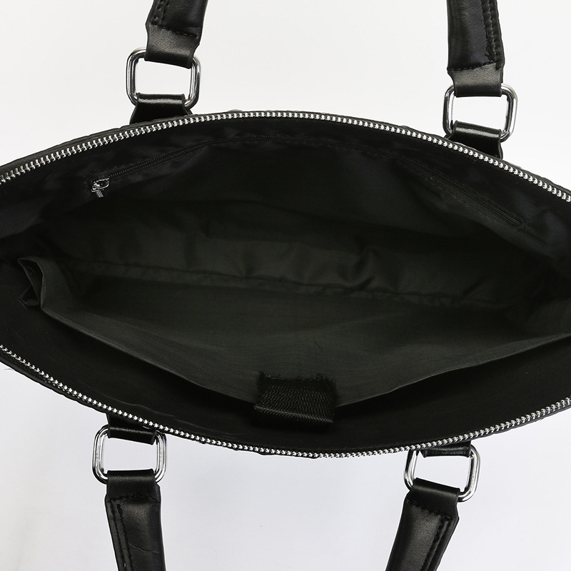 Patrón de cocodrilo bolso de cuero genuino de los hombres nuevos negocios primera capa maletín de piel de vaca simple elegante Archivo de viaje de negocios electricidad