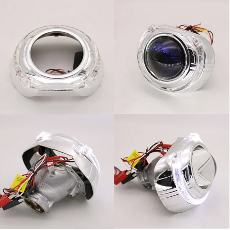 3.0SMAX una cubierta de lente de faro de automóvil cubierta de decoración de ángel ojo de una sola sombrilla semicircular