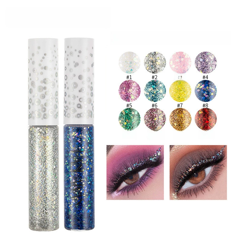 Cross -border explosive product Handaiyan Children's Day stage performance makeup dream shiny sequins fantasy eye shadow eyeliner