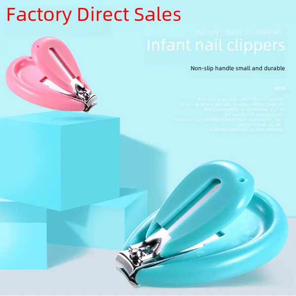 Factory Direct Sales Nail Clippers Cartoon Nail Clippers Baby Nail Scissors Set Cute Shell