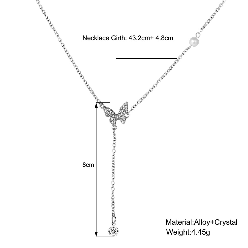 Mode Papillon Alliage Incruster Zircon Femmes Pendentif display picture 1