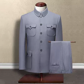 中山装唐装;中山装;男式棉服