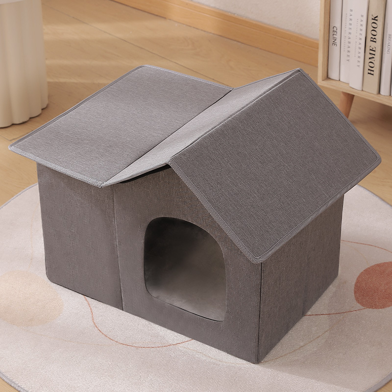 Casa de gato vagabundo transfronterizo al aire libre tienda a prueba de frío a prueba de lluvia gato de cuatro estaciones desmontable general mascota casa de gato de gato de gato