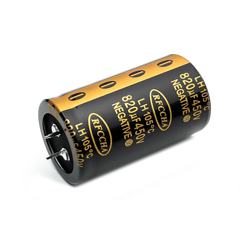 Condensador electrolítico de larga vida LH 450V820uf 35x60 5000H condensador electrolítico de baja resistencia de alta frecuencia