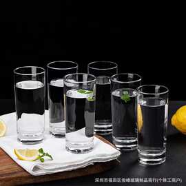 柯林酒杯可乐杯ES1003玻璃杯绿茶杯加厚果汁杯子ES1004水杯圆形杯