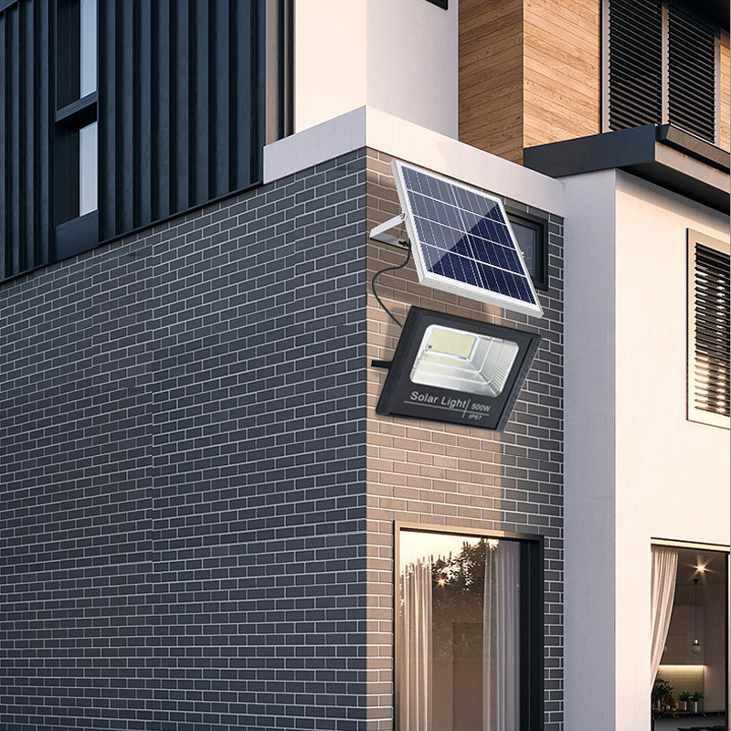 Hogar solar jardín lámpara al aire libre Luz de inundación nuevo hogar rural carretera iluminación LED impermeable Ventas Directas la fábrica