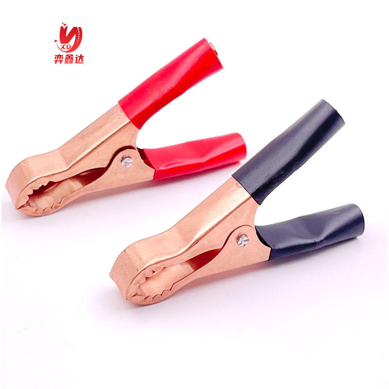 40A带齿鳄鱼夹1副本