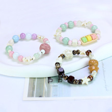 厂家货源景德镇陶瓷手串饰品十元三串批发百搭高级感新中式手工