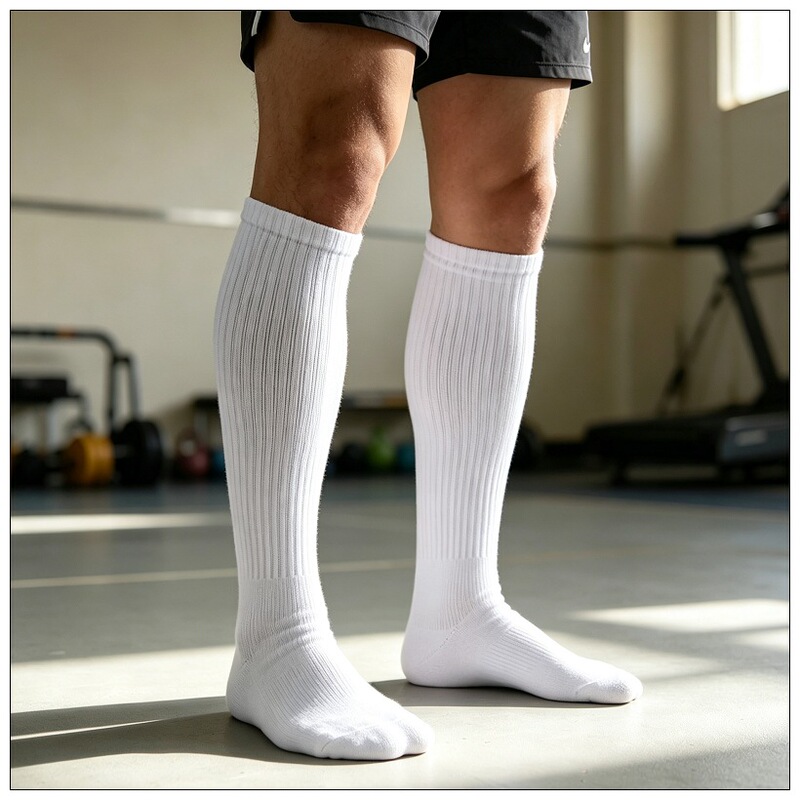 Thickened towel-soled sports socks, volleyball socks, running socks, fitness casual long socks, men's high-tube training socks Thickened towel-soled sports socks, volleyball socks, running socks, fitness casual long socks, men's high-tube training socks
