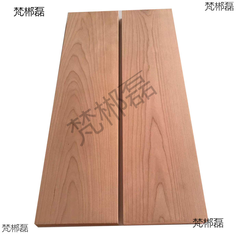 Madera de cereza Roja de América del Norte madera de cereza hoja de madera de madera maciza fina hoja de madera de madera fina registro de madera DIY soporte de productos grandes