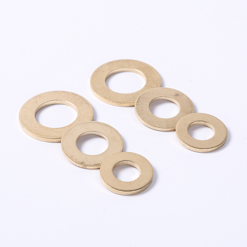 Brass round copper washer, copper washer, flat washer, flat washer, screw washer, stamped fastener M3/M4/M5