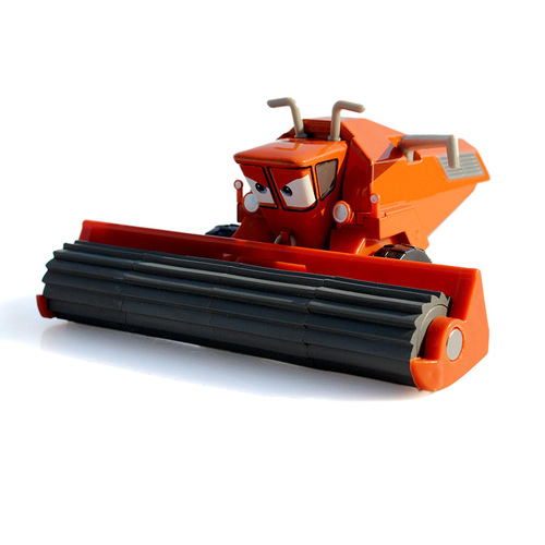 Cross-border racing car car harvester cow uncle Frank Frank mowing grass alloy children's toy car