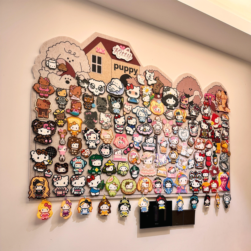 Wholesale no-punch photo wall with adhesive felt board, Polaroid cultural wall, bead display board, message background board Wholesale no-punch photo wall with adhesive felt board, Polaroid cultural wall, bead display board, message background board