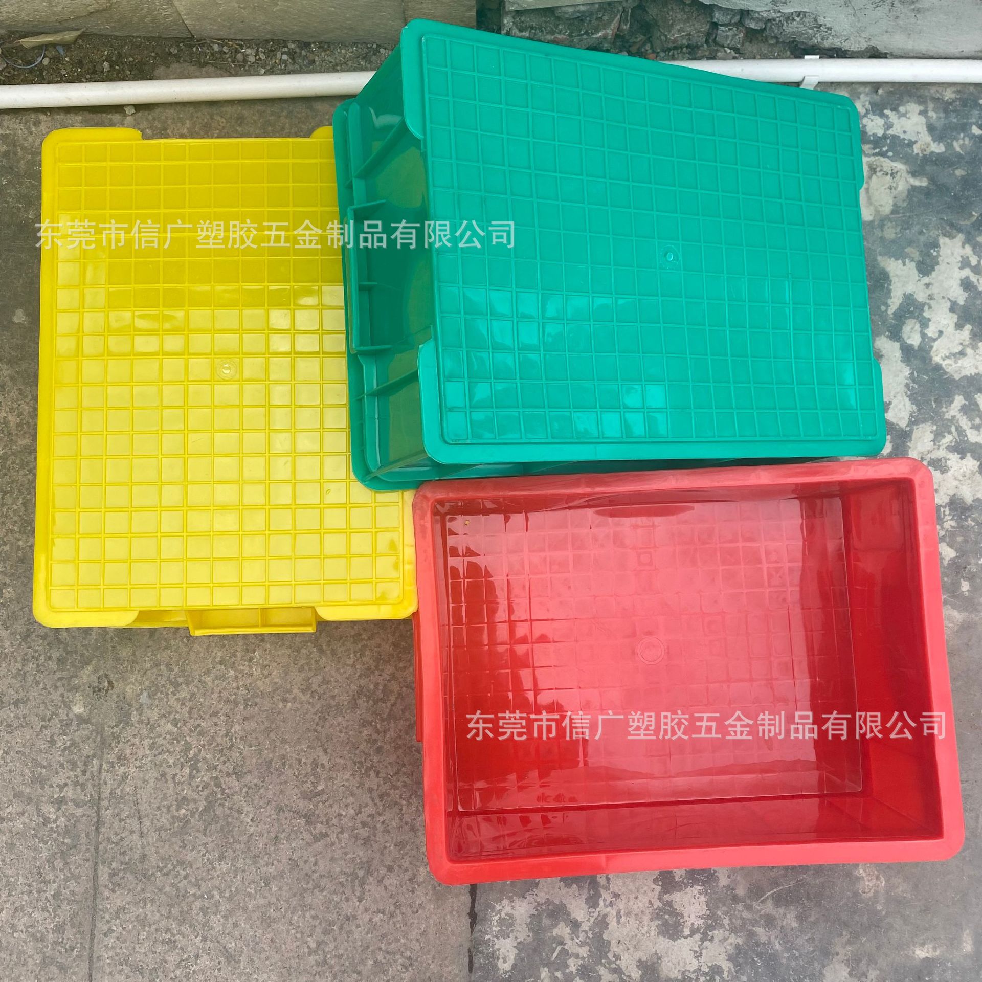 410*305*155塑料周转箱全新料物流周转箱多色可选长方形储物箱