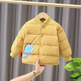 白鸭绒儿童羽绒服轻薄男女童羽绒内胆小宝宝保暖外套婴幼儿羽绒服